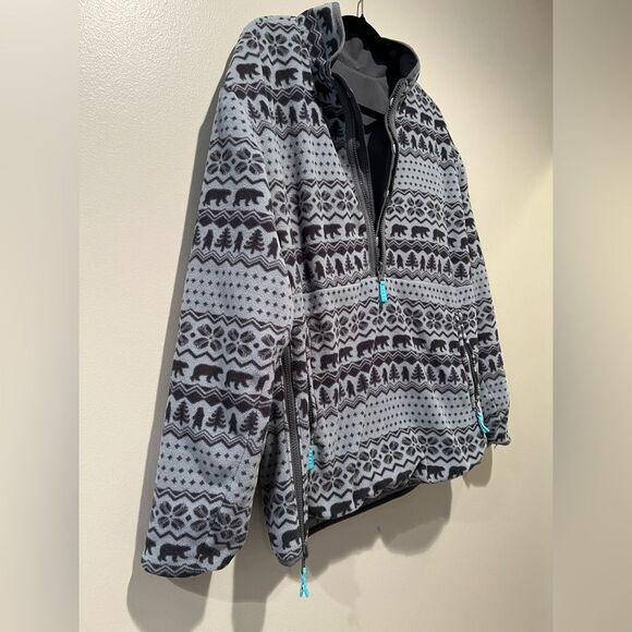 Chubbies Men’s Reversible Fleece Jacket - Picture 3 of 12